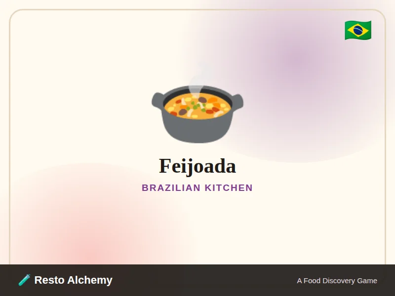 Feijoada illustration from Resto Alchemy's Brazilian Kitchen