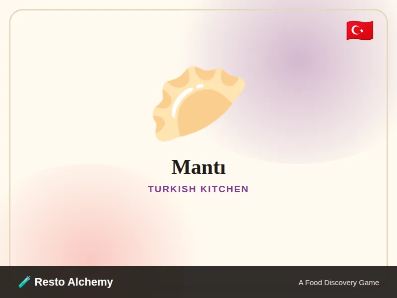 Mantı illustration from Resto Alchemy's Turkish Kitchen