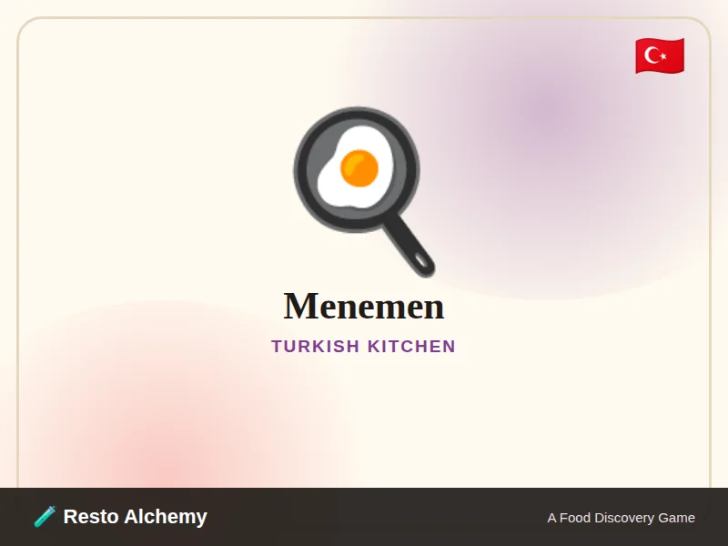Menemen illustration from Resto Alchemy's Turkish Kitchen